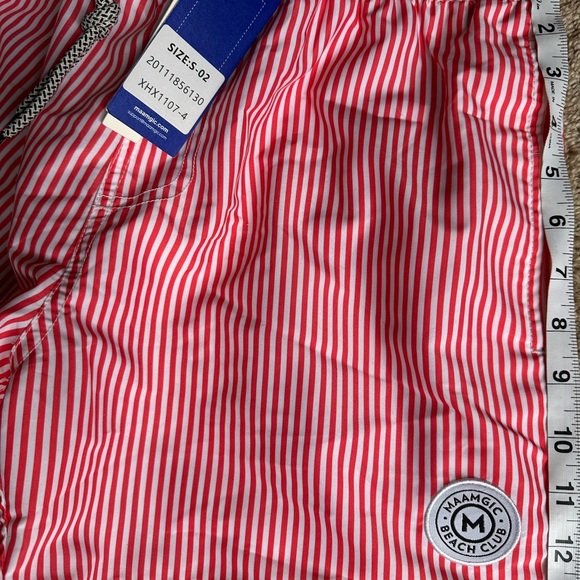 Maamgic Seer Sucker Swim Trunks Men’s Small - Picture 6 of 8